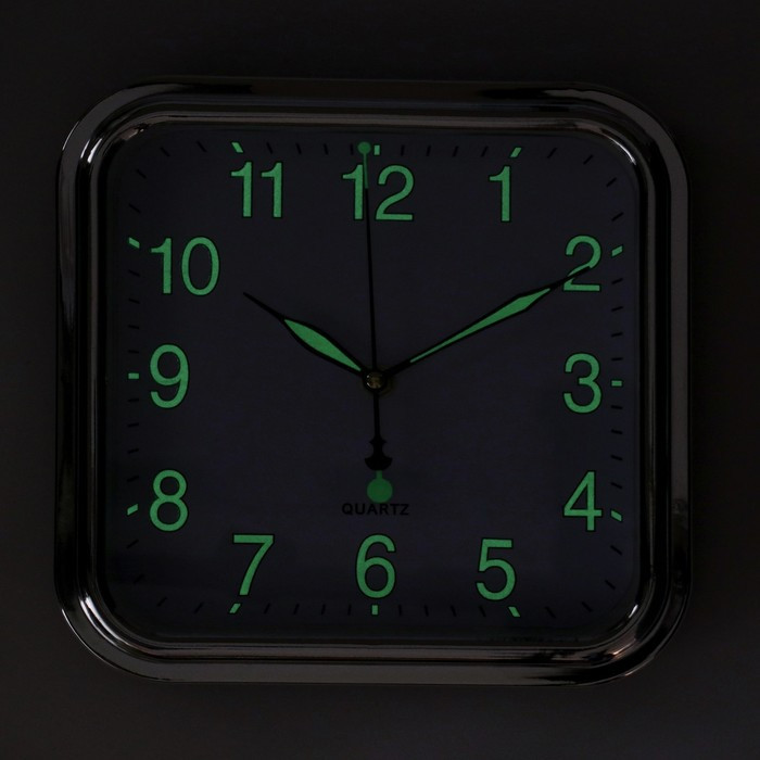 Часы настенные, серия: Классика, дискретный ход, d-25 см, АА, флуоресцентные - фото 2 - id-p217720315