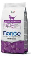 Корм Monge Cat Daily Adult для взрослых котов, 1,5кг