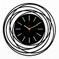 Часы настенные из металла "Ивен", плавный ход, d-42 см