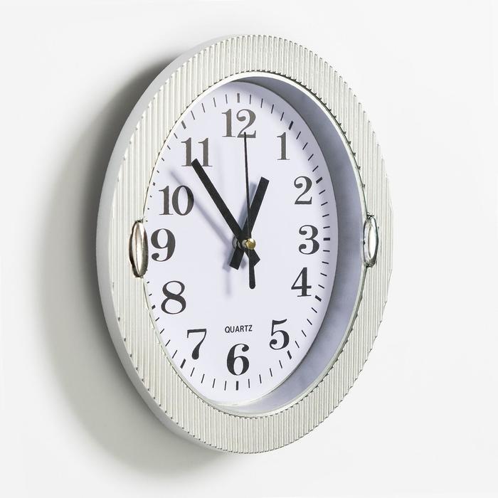 Часы настенные, серия: Классика, "Бенедатта", 19 х 22 см серые - фото 2 - id-p217720350