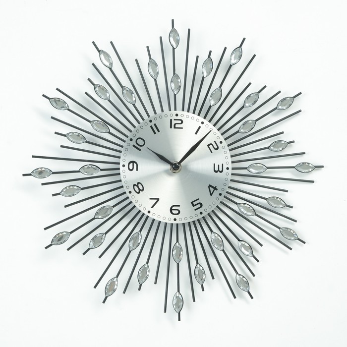 Часы настенные, серия: Ажур, "Лучики", d-33 см - фото 1 - id-p217720496