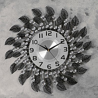 Часы настенные, серия: Ажур, "Кастелла", плавный ход, 50 х 50 см, d-22 см