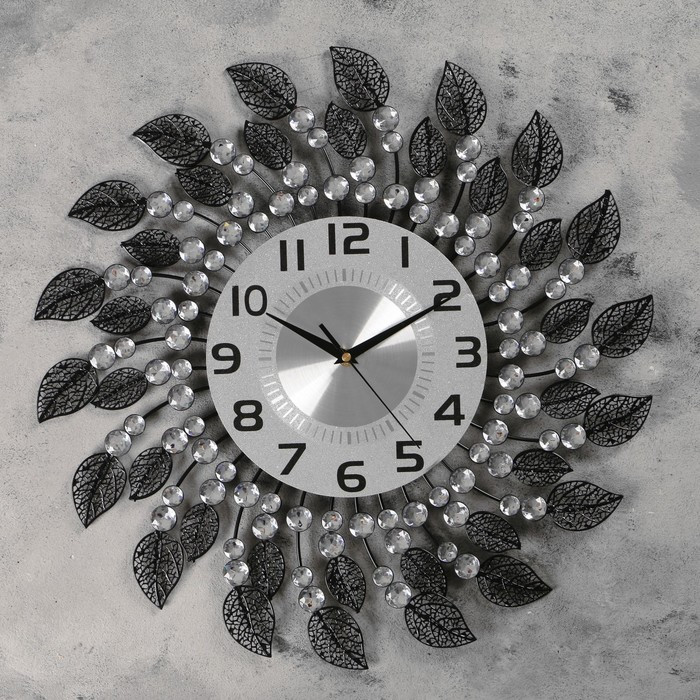 Часы настенные, серия: Ажур, "Кастелла", плавный ход, 50 х 50 см, d-22 см - фото 1 - id-p217720522