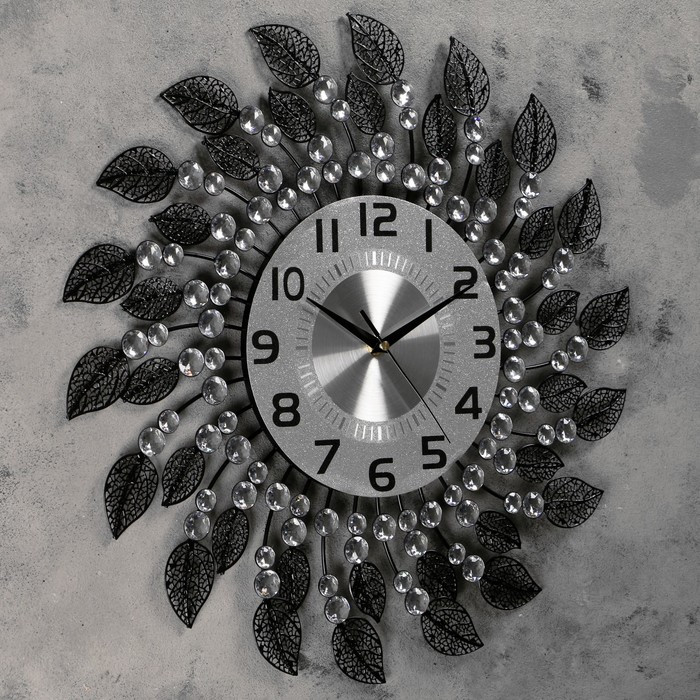 Часы настенные, серия: Ажур, "Кастелла", плавный ход, 50 х 50 см, d-22 см - фото 2 - id-p217720522