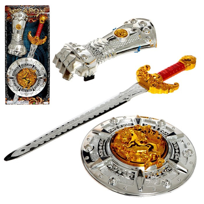 Набор рыцаря "Орден Льва", меч, перчатка и щит - фото 1 - id-p217724425