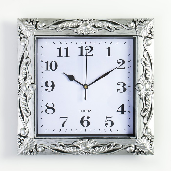 Часы настенные, серия: Интерьер, "Зара", дискретный ход, 26 х 26 см, микс - фото 1 - id-p217720576