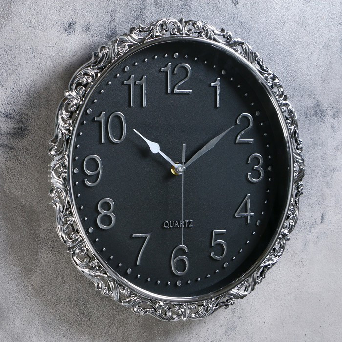 Часы настенные, серия: Интерьер, "Офелия", дискретный ход, d-31 см - фото 2 - id-p217720577