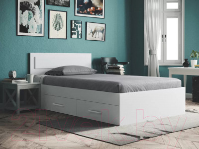 Двуспальная кровать Mio Tesoro Абрау с ящиками 160x200 - фото 5 - id-p217716060