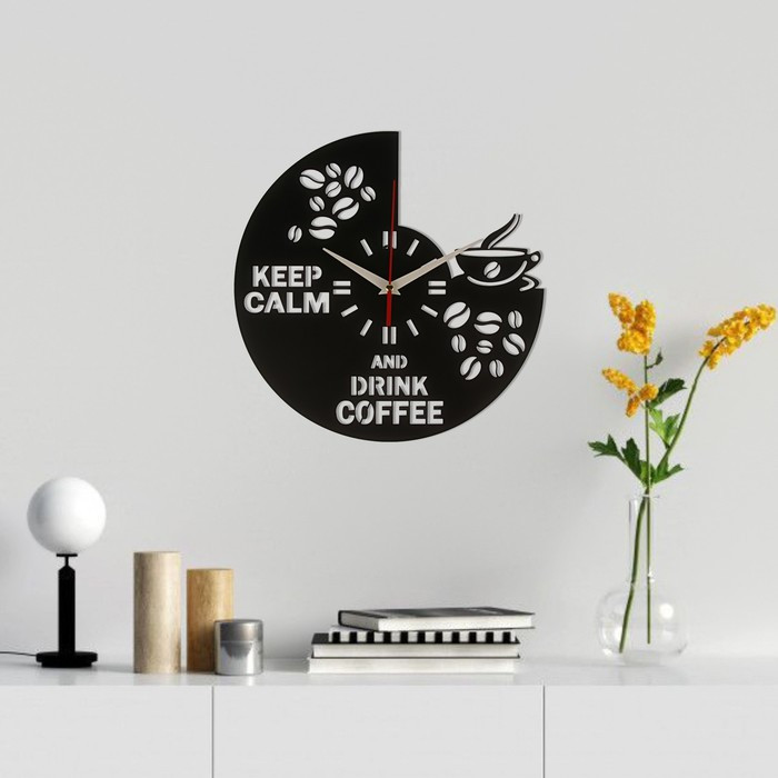 Часы настенные, серия: Кухня, "Кофе", 30 х 30 см - фото 2 - id-p217720723
