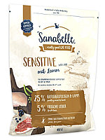 Корм Sanabelle Sensitive with Lamb 400г для кошек с чувствительным пищеварением с ягненком + Лакомства в