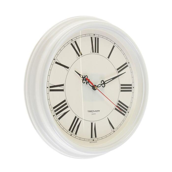 Часы настенные круглые "Классика",белый обод, d-31 см - фото 2 - id-p217720818