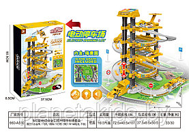 Набор большой Паркинг гараж парковка с лифтом, свет, звук  , арт. 660-A330