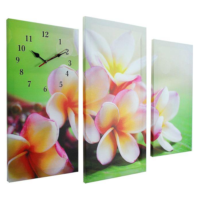 Часы настенные модульные «Сиреневые цветы», 60 × 80 см - фото 2 - id-p217720857