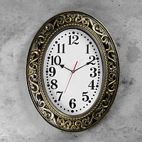 Часы настенные, серия: Классика, "Эвелин", дискретный ход, 58 х 46 см