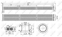 Радиатор EGR 48101 MAN G90