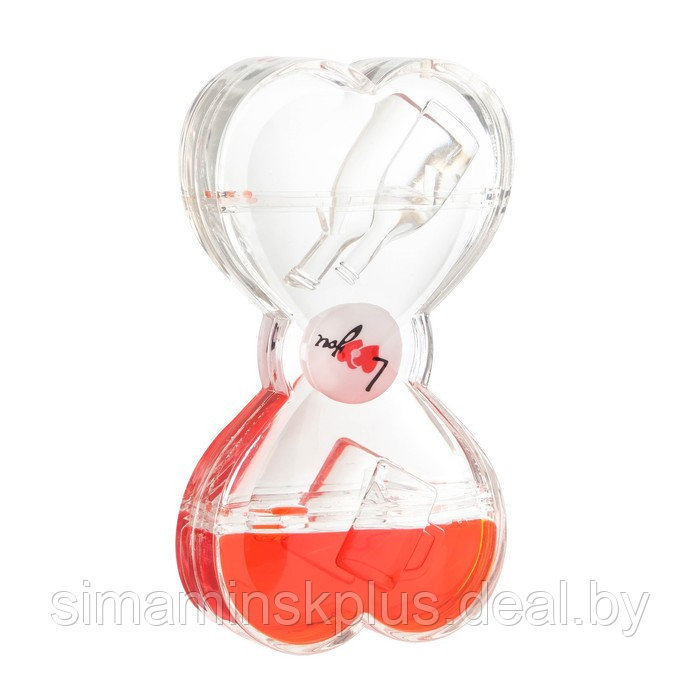 Гелевые часы, с мигающим шариком, 13 х 7,5 см, красные - фото 4 - id-p217726604