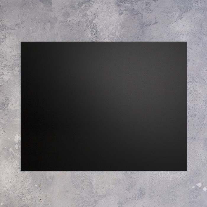 Доска меловая без рамки 400*300 мм, цвет чёрный - фото 2 - id-p217726926