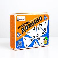 Игра настольная деревянная «Тройное домино»