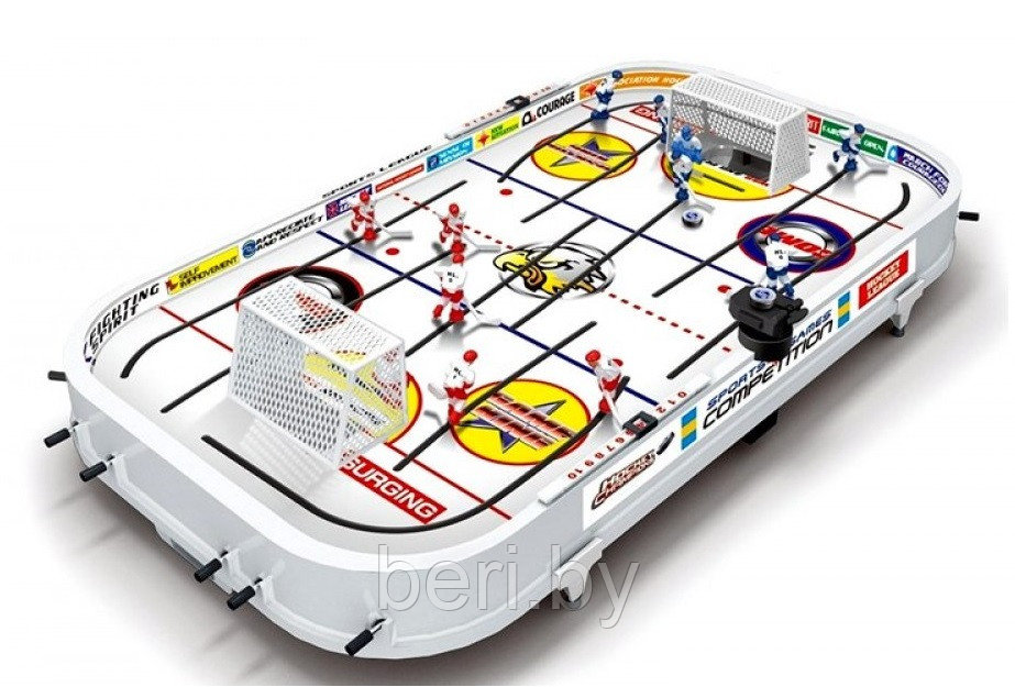 B2125 Хоккей All-Star Ice Hockey, настольная игра, заезд за ворота - фото 6 - id-p217700148