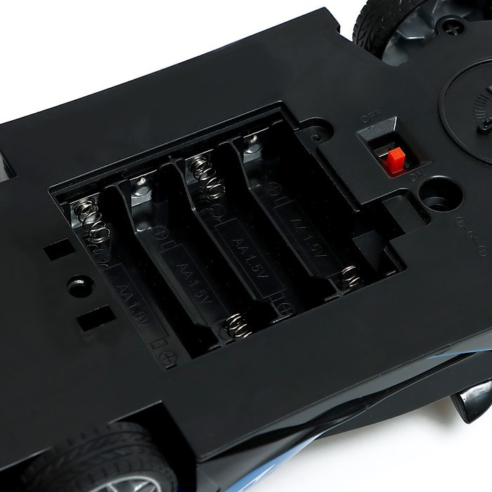 АВТОГРАД Машина радиоуправляемая "", работает от батареек, цвет сине-черный - фото 4 - id-p217728325