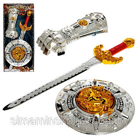 Набор рыцаря "Орден Льва", меч, перчатка и щит