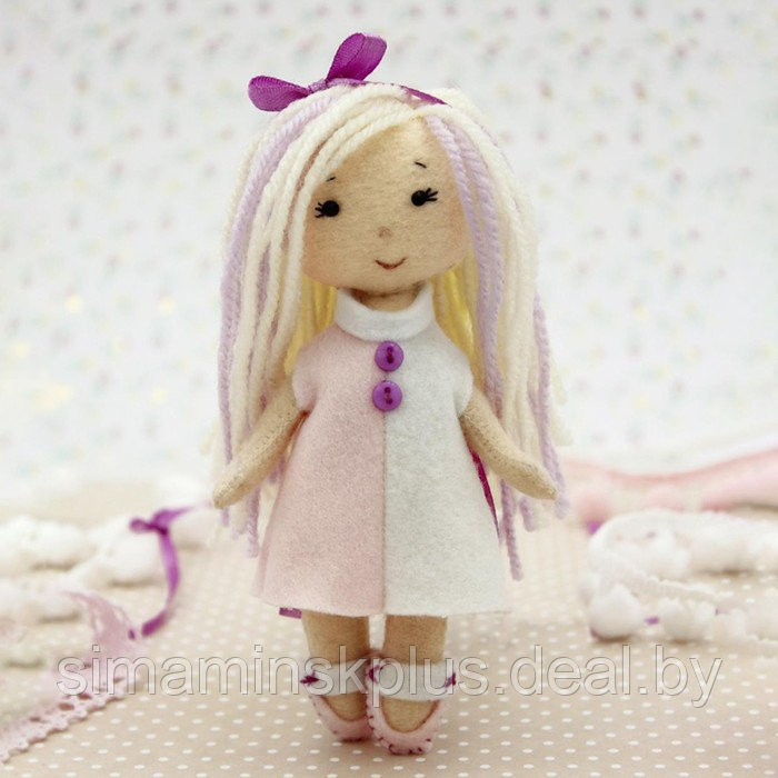 Набор для создания куклы из фетра «Малышка Мия» серия «Подружки» - фото 1 - id-p217729666