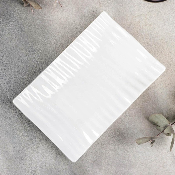 Блюдо фарфоровое Wilmax, 18×11,5 см, цвет белый - фото 2 - id-p217730359