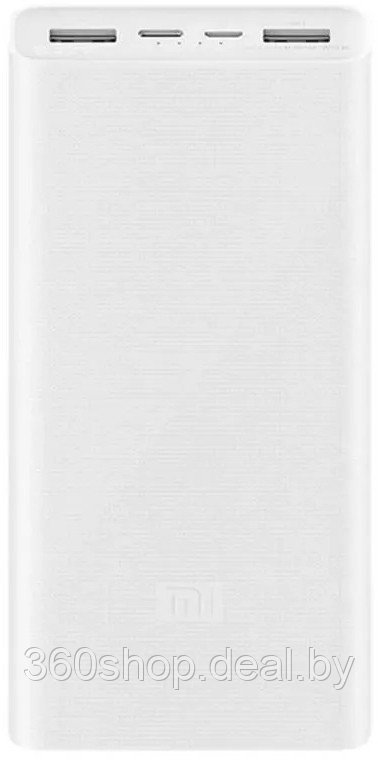 Внешний аккумулятор Xiaomi Mi Power Bank 3 20000mAh Fast Charge QC3.0 (PLM18ZM) - фото 1 - id-p216657790