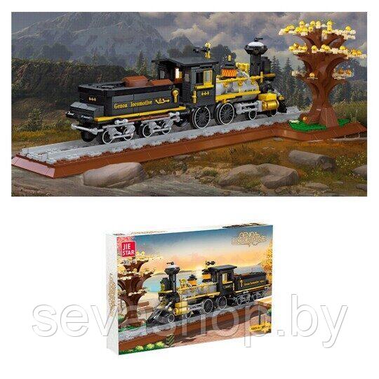 Конструктор Jie Star 59010 - Ретро локомотив Генуя