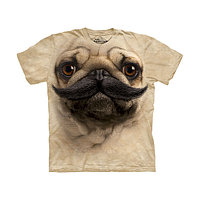 Футболка Big Face Pug Stache (103641) - XL (56)