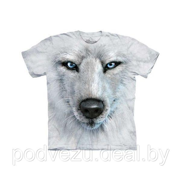 Футболка White Wolf Face (103517) - 2XL (58) - фото 1 - id-p217731553