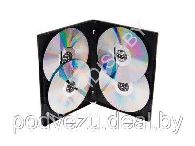 Футляр для 4-х DVD-дисков пластиковый черный (1 шт)