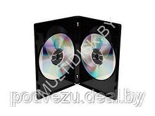 Футляр Slim для 2-х DVD-дисков пластиковый черный (1 шт)
