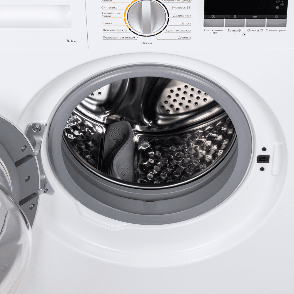 Встраиваемая стиральная машина с сушкой и инвертором MAUNFELD MBWM1486S - фото 5 - id-p217734267