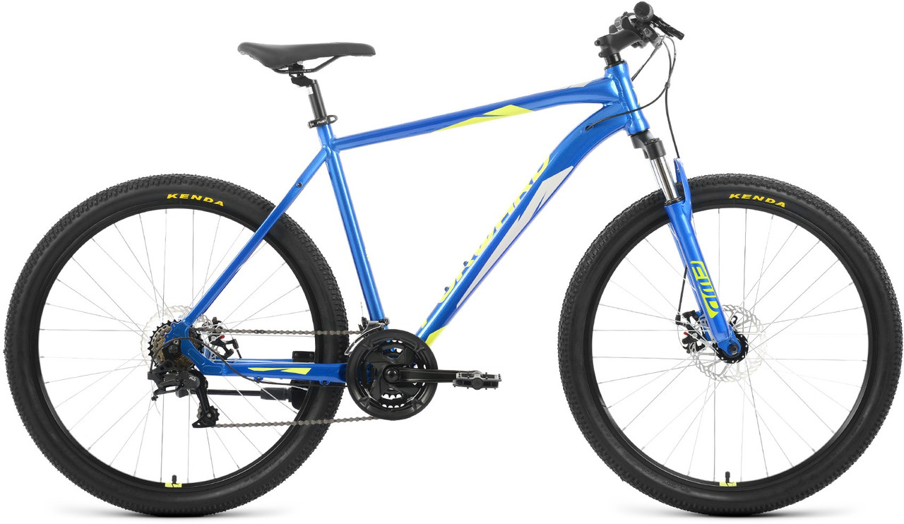 Горный велосипед хардтейл Forward APACHE 27,5 2.2 D (19 quot; рост) синий/зеленый 2022 год (RBK22FW27329) - фото 1 - id-p217736243