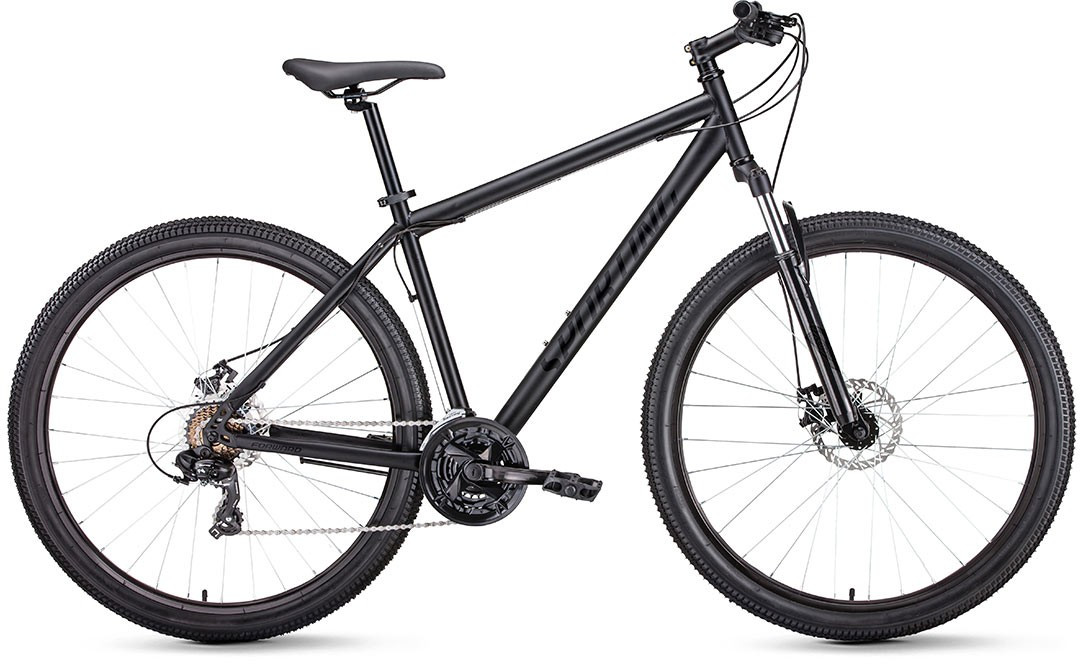 Горный велосипед хардтейл Forward SPORTING 29 2.1 D (19 quot; рост) черный матовый/черный 2022 год - фото 1 - id-p217736244