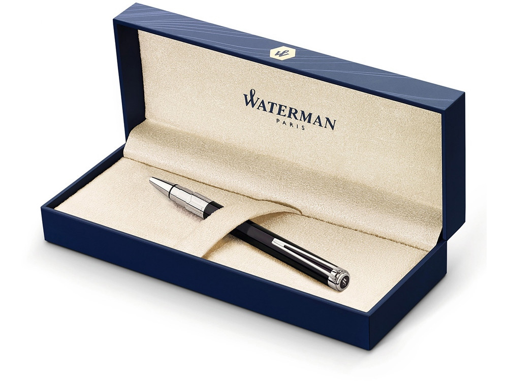 Ручка шариковая Waterman Perspective Black CT M, черный/серебристый - фото 2 - id-p217736747