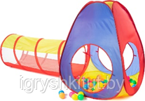 Детская игровая палатка Sundays C тоннелем / 228979 (+100 шариков) - фото 1 - id-p217737022