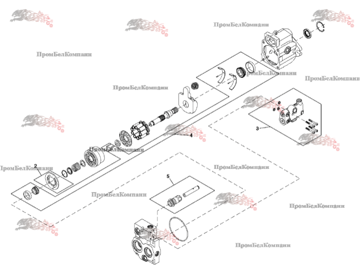 Гидронасос John Deere PG203168 (PGPV275701124)