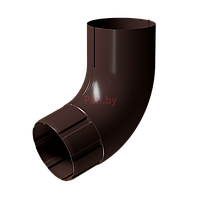 Колено (отвод) водосточной трубы Docke Stal Premium 72 град., D-90, Шоколад, RAL8019