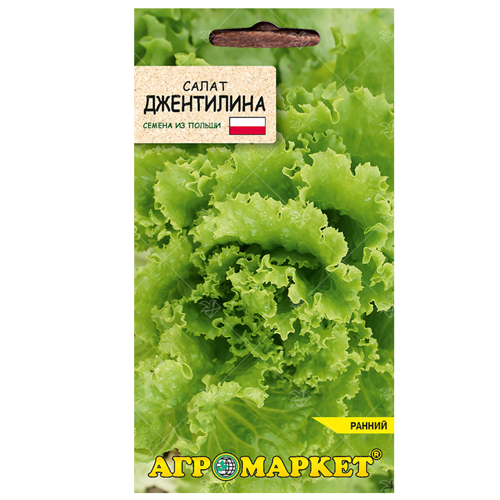 Салат Джентилина листовой 1г Агромаркет