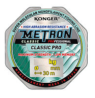 Леска монофильная Konger Metron Classic Pro 30м 0.10