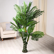 Дерево искусственное "Кокосовая пальма" 160 см d ствола-11 см d основания-17 см