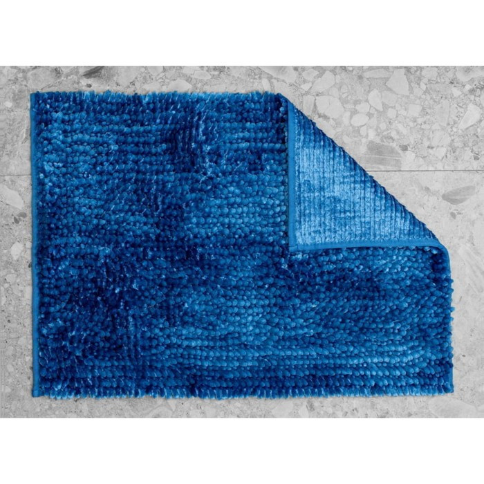 Коврик Senfoni, размер 50х70 см, цвет синий - фото 4 - id-p217740932