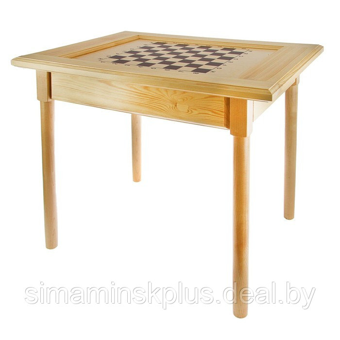 Шахматный стол (80х60х72 см, игровое поле 36х36 см), без фигур - фото 2 - id-p217742834