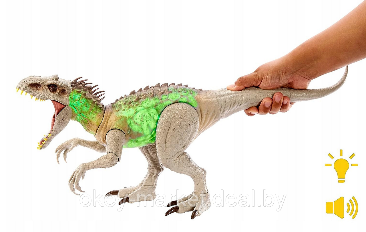 Динозавр Jurassic world Indominus Rex Индоминус Рекс (звук, свет) HNT64 - фото 3 - id-p217743163