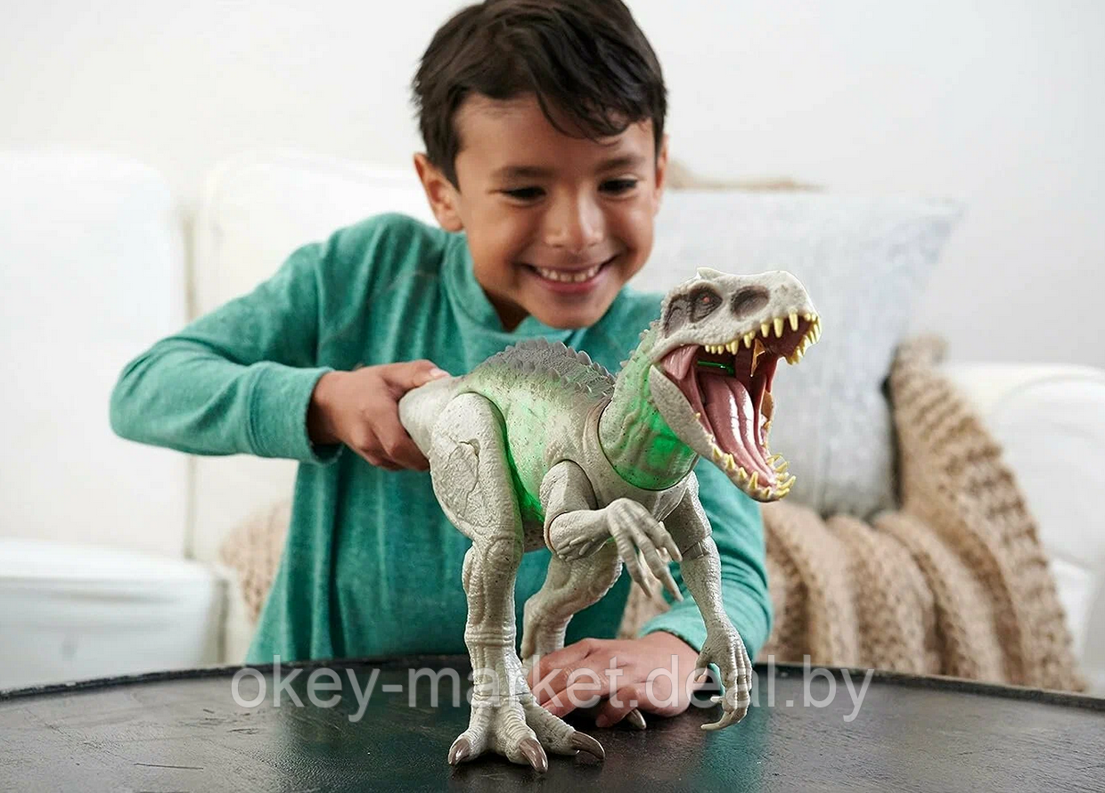 Динозавр Jurassic world Indominus Rex Индоминус Рекс (звук, свет) HNT64 - фото 10 - id-p217743163