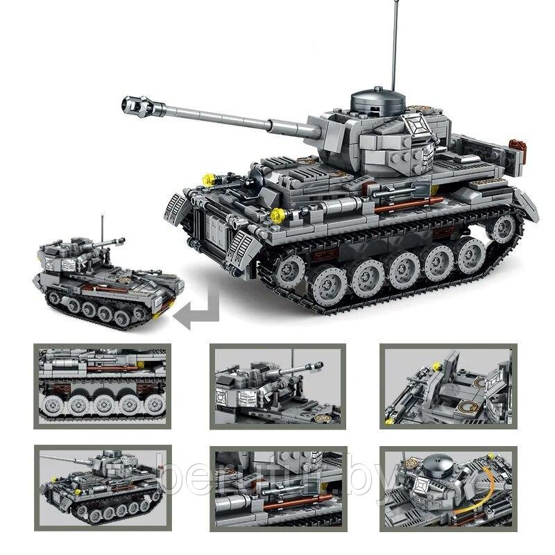 Конструктор для детей военный танк 803 детали 2 в 1 - фото 3 - id-p217743199