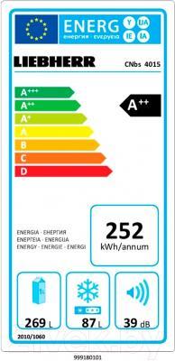 Холодильник с морозильником Liebherr CNbs 4015 - фото 8 - id-p217744707