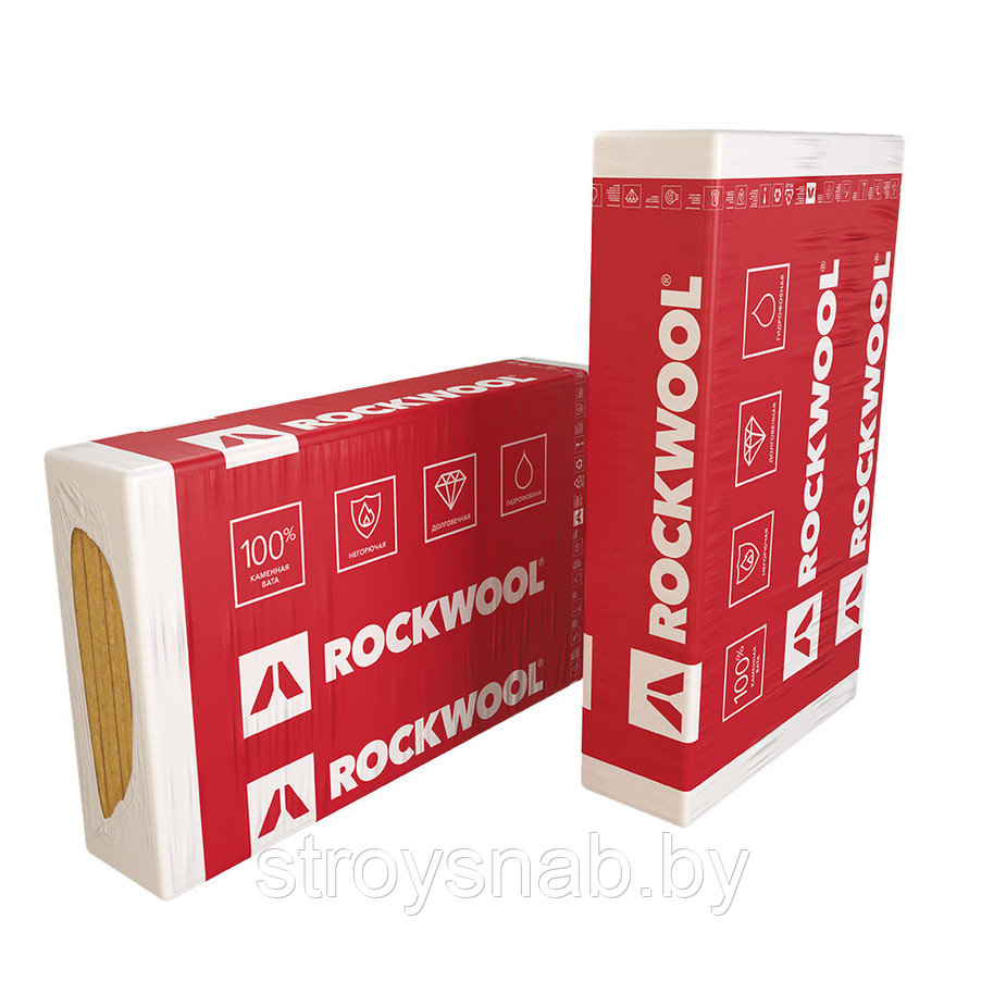 ROCKWOOL Флор Баттс 50 мм х 1000 мм 600 мм Звукоизоляция.